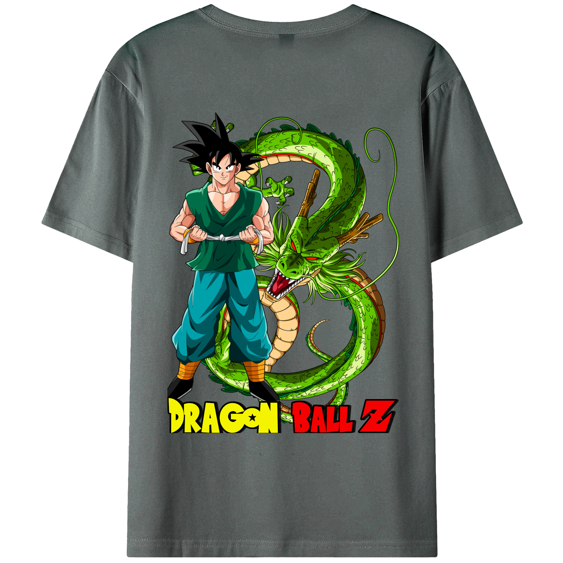 （画像用） ドラゴンボール 孫悟空（そん ごくう）Son Goku カカロット DRAGON BALL Kakarotto 綿100％ メンズ半袖Tシャツ（バックプリント） 通気性